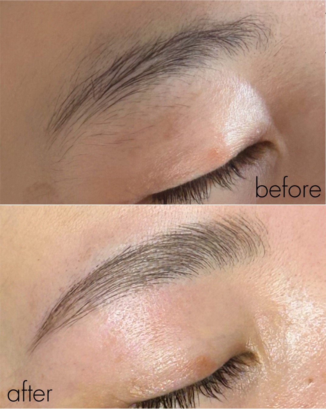 プライベートサロンMISUZU：HOLLYWOOD BROW LIFT 施術例