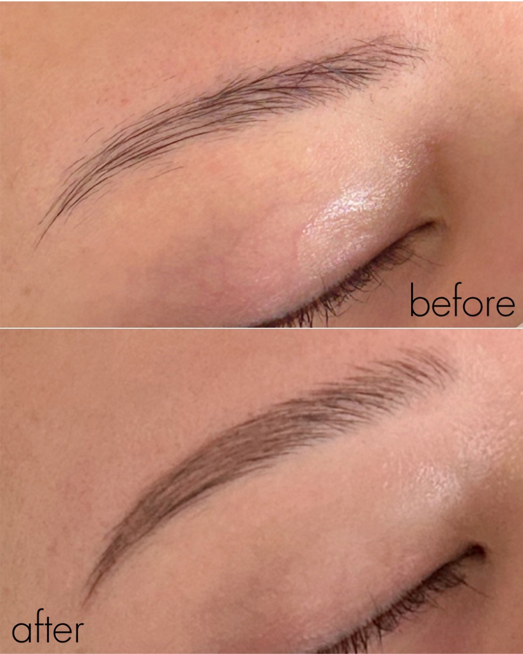 プライベートサロンMISUZU：HOLLYWOOD BROW LIFT 施術例