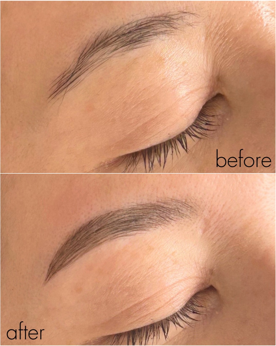 プライベートサロンMISUZU：HOLLYWOOD BROW LIFT 施術例