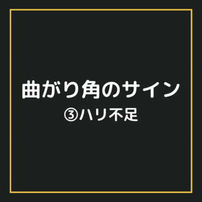 曲がり角のサイン③ハリ不足😢 - プライベートサロン MISUZU（ミスズ） - ブログ